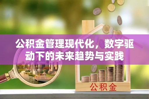 科尔沁左翼中旗公积金管理现代化，数字驱动下的未来趋势与实践